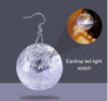 Flashing Disco Ball Earrings