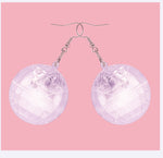 Flashing Disco Ball Earrings