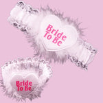 Bride To Be White Hot Leg Garter