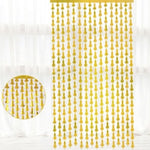 Party Door Decoration Foil Curtain in Gold, Rose Gold, Silver, and Gold Penis