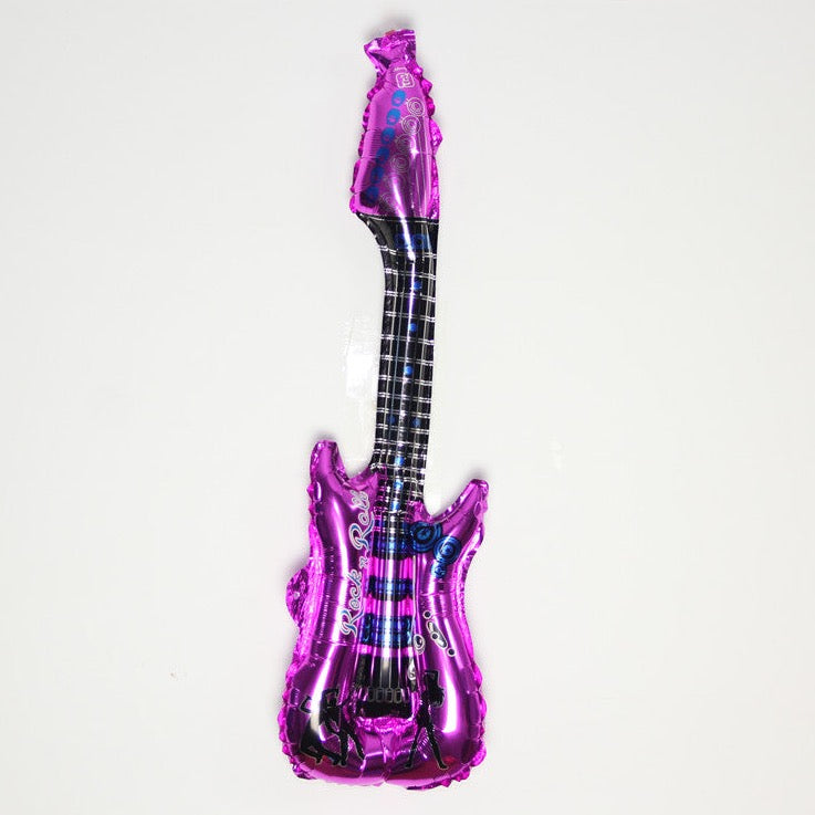 Metallic Guitar Balloon